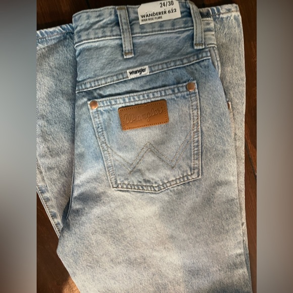 NWT Women's Wrangler Honolua Wanderer 622 High Rise Flare Jeans Size 24X30 - Picture 7 of 10